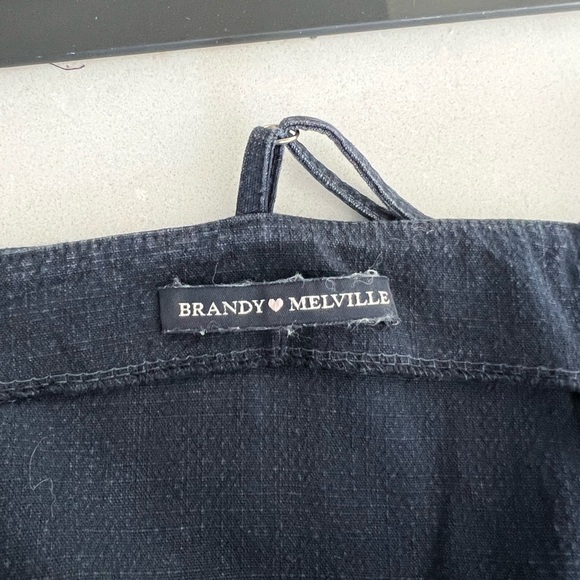 Navy Brandy Melville Babydoll Dress - Picture 2 of 3